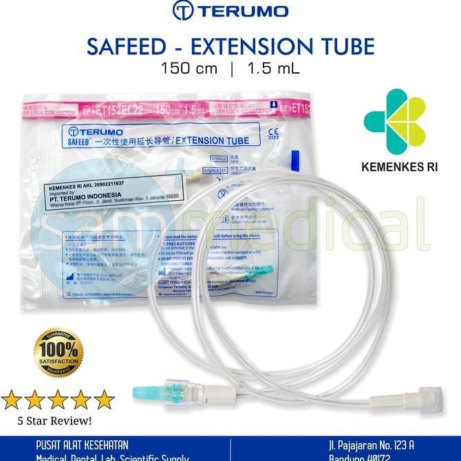 Terumo Safeed Extension Tube / Selang Penghubung 150Cm 1.5Ml