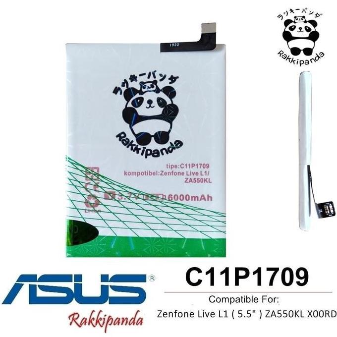 Baterai Asus Zenfone Live L1 ZA550KL C11P1709 Double IC Protection