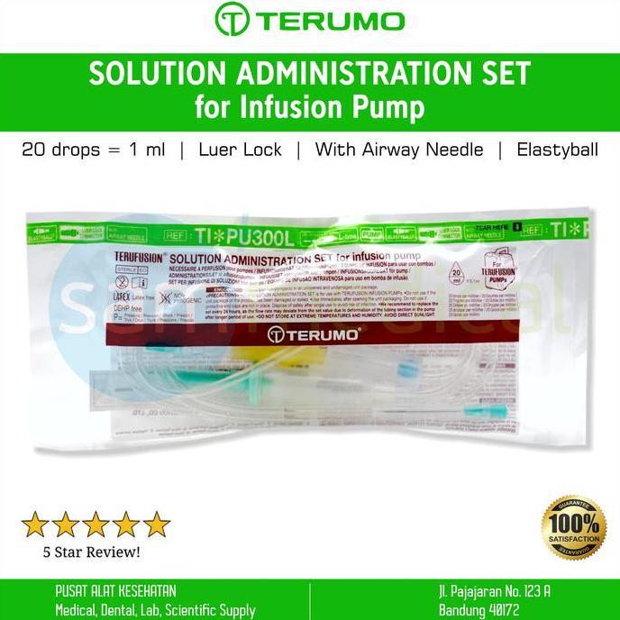 Terumo Terufusion Solution Adm Set For Infusion Pump Ti*Pu300L