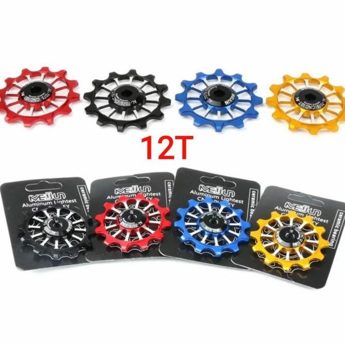 Meijun Pulley RD Bearing Ceramic 12T - Pulley Bearing Ceramic RD 12T