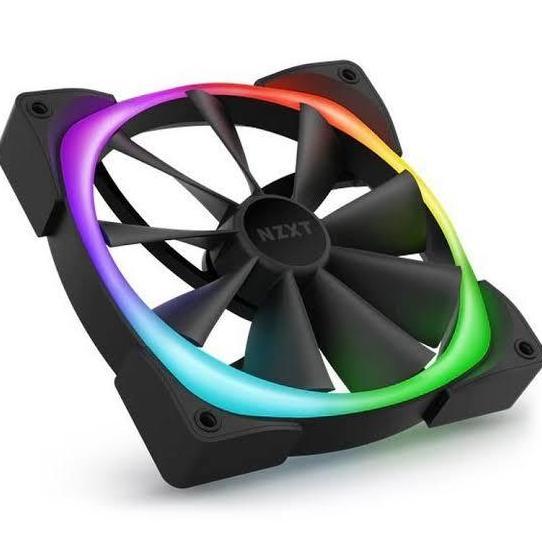 NZXT Aer RGB 140MM 14CM Fan ARGB PWM kipas PC komputer