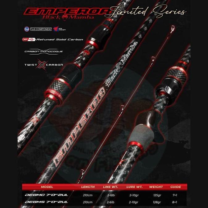 Joran Spinning UL Daido Emperor Black Mamba Limited Edition