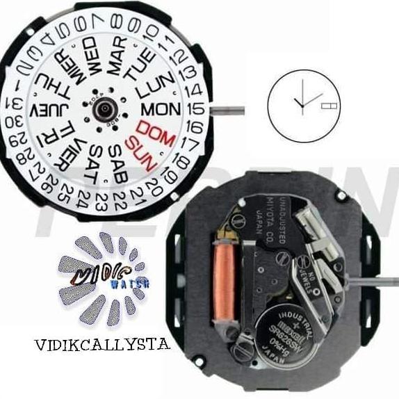 DF313>> MESIN JAM TANGAN MIYOTA 2105 CALIBER CAL 2105 CAL-2105 ORIGINAL