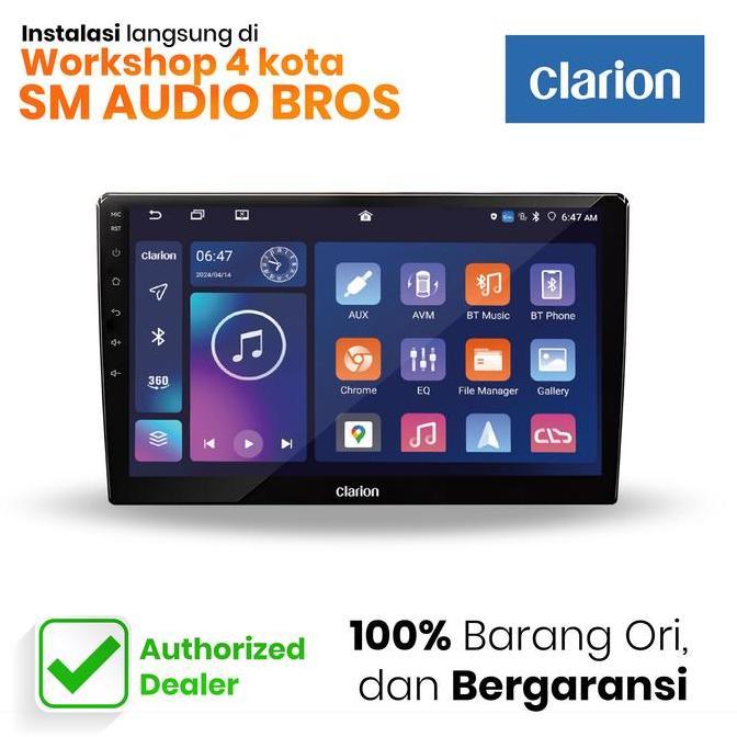 TERMURAH - Clarion GL 500 Head Unit Android RAM 6GB ROM 128GB Wireless Apple Car Play dan Android Au