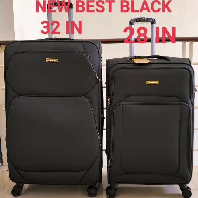 KOPER KAIN PRESIDENT 32INCHI JUMBO KANVAS RODA 4 PUTAR TSA 180623