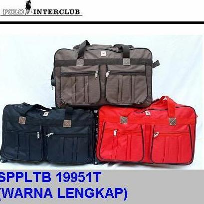TAS PAKAIAN TROLI BESAR POLO INTERCLUB 19951 TERLARIS TERMURAH