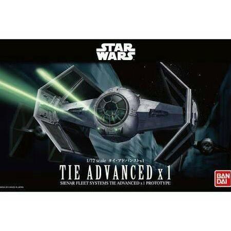 Bandai 1/72 star wars tie advanced x1 advance x 1