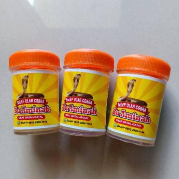 Salep Ular Cobra Ibu Aminah Untuk Gatal Dan Luka
