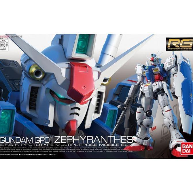 Bandai RG 1/144 Real grade gundam GP01 GP 01 Zephyranthes core fighter