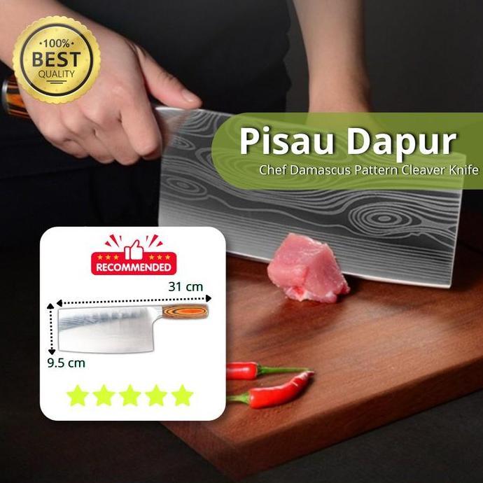Pisau Daging Super Tajam Stainless Steel