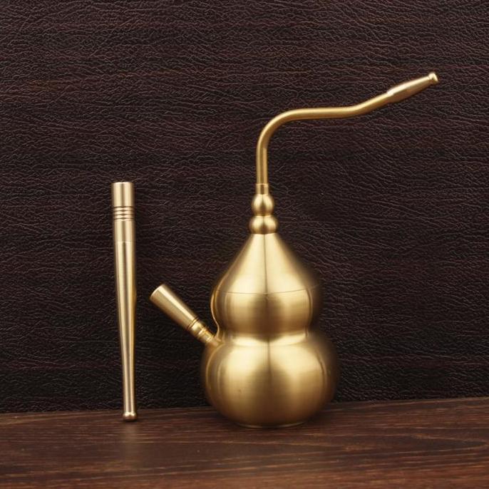 ORNAMEN KUNINGAN KERAJINAN KUNINGAN  KERAJINAN LABU KECIL  KERAJINAN KUNINGAN YANG DAPAT DILEPAS ORI