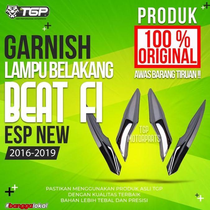 TERLARIS - Aksesoris Variasi Garnish Lampu Belakang Beat FI ESP 2016 - 2019
