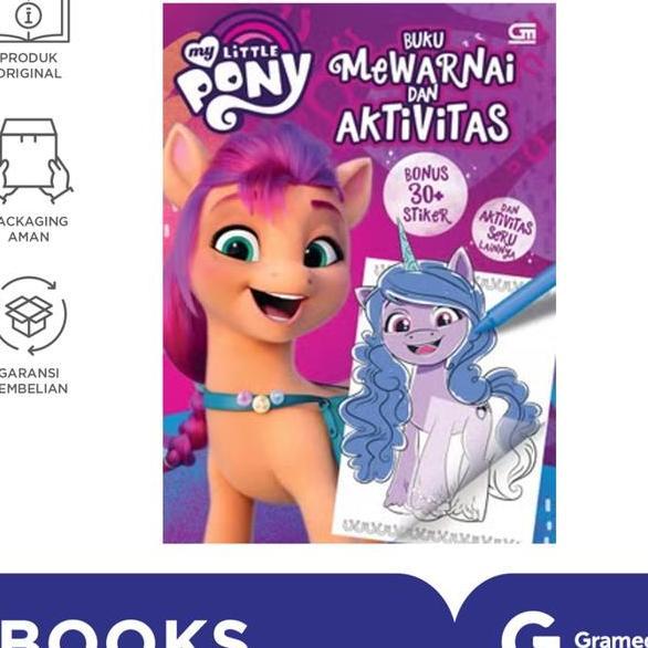 Buku My Little Pony Buku Mewarnai Dan Aktivitas