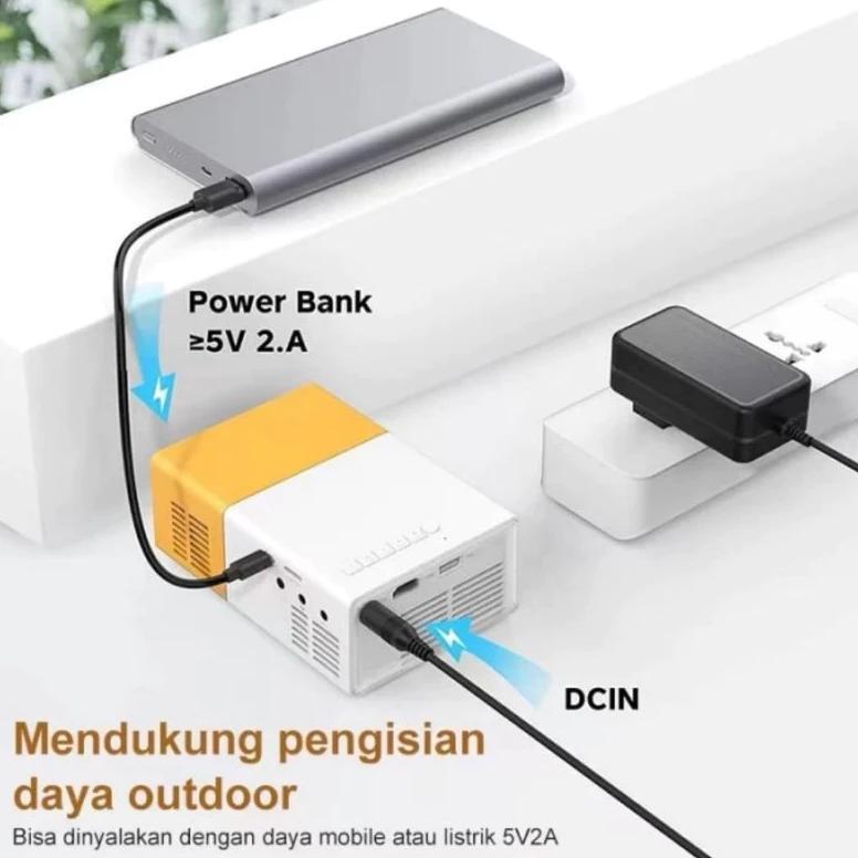 Mini Proyektor LED YG300 YG 300 LCD Portable Projector Home Proyektor