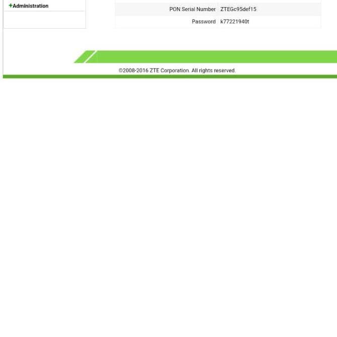 ZTE F660 v6 Original