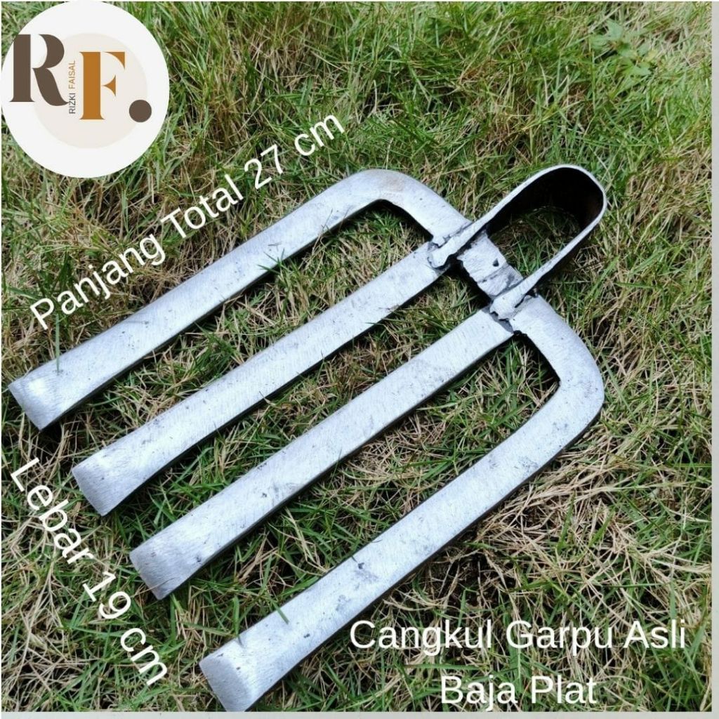 Cangkul Garpu Asli Baja Pacul Garpu Anti Lengket