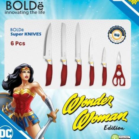 BOLDe Super Knive Set Wonder Woman - PISAU SET
