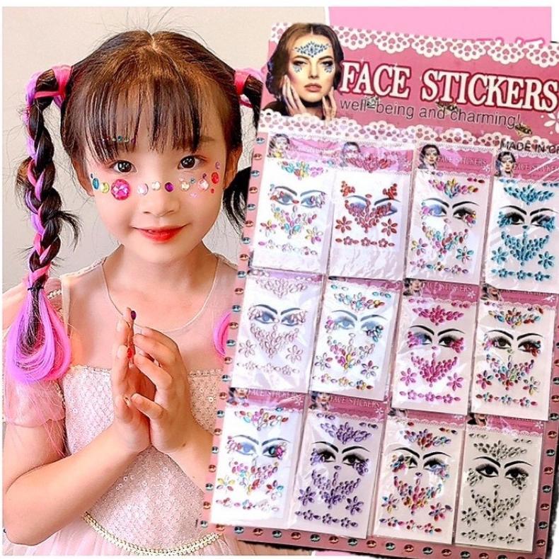 Stiker Kuku Anak Karakter Lucu Nail Sticker Mainan Anak Perempuan Princess Frozen Unicorn