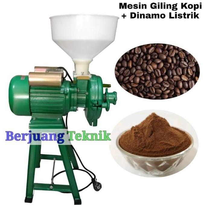 Mesin Grinder Kopi Elektrik Dinamo || Mesin Giling Kopi Listrik