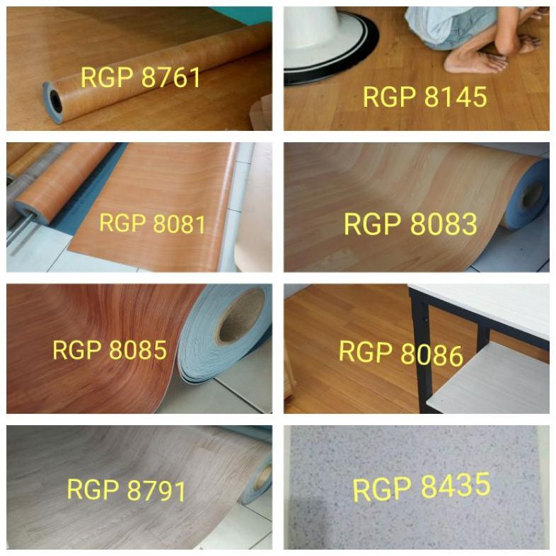 Vinyl Lantai Roll Tebal 1,5 Mm Motif Kayu