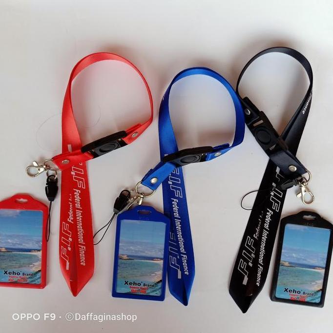 Lanyard Tali Gantungan Id Card-Holder Leasing Fif Paket Murah
