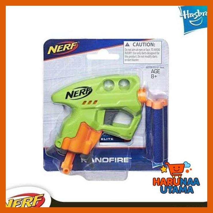 MAINAN HOBI - NERF NANOFIRE - GREEN PRIVASI AMAN