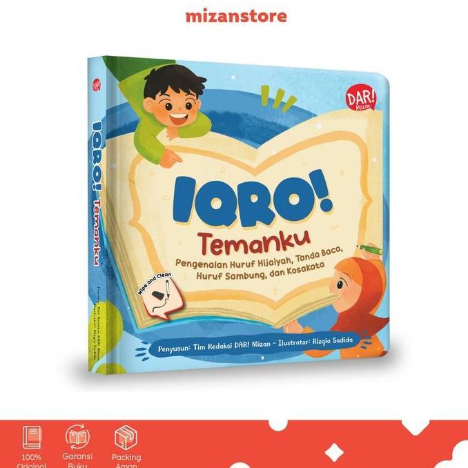 [Mizan] Buku Cerita Anak Seri Penuntun: Iqro Temanku | Boardbook Islam