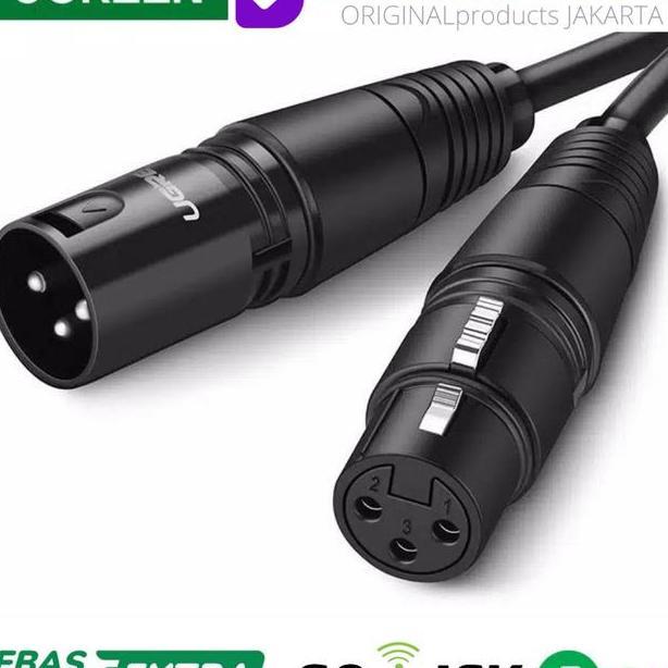 Ugreen Kabel Xlr Male Cable Microfone Audio Sound Canon Female Cable Mikrofon Ke Mixer Audio Stabil 