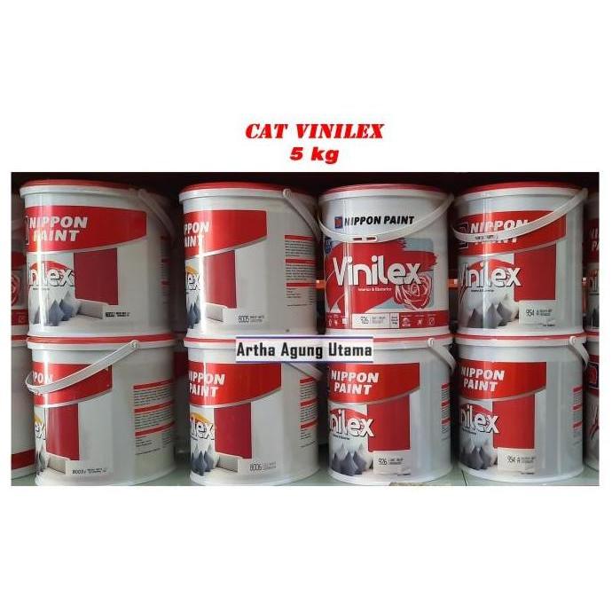 Silahkan Order] Cat Tembok Nippont Paint Vinilex Interior & Exterior 1 Kg / Kaleng