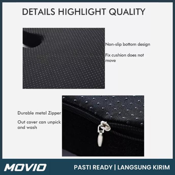 Movios Bantal Duduk Memory Foam - Bantal Kursi Sofa / Bantal Alas Duduk