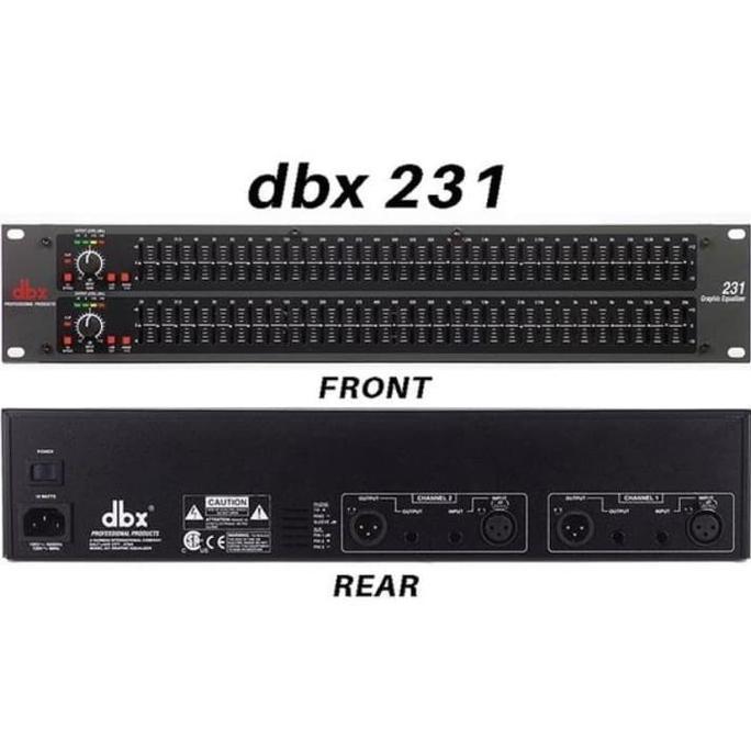 ~@~@~@~@] Equalizer Equaliser EQ DBX 231 DBX231 SUB DBX231SUB + Subwoofer