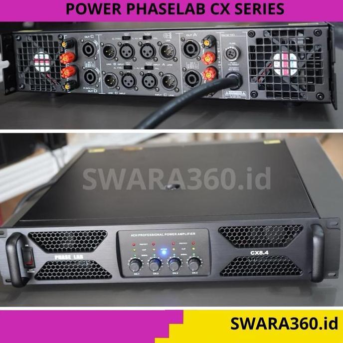 POWER AMPLIFIER PHASELAB CX8.4 CX10.4 CX14.4 4CHANNEL ORIGINAL DAN TERPERCAYA