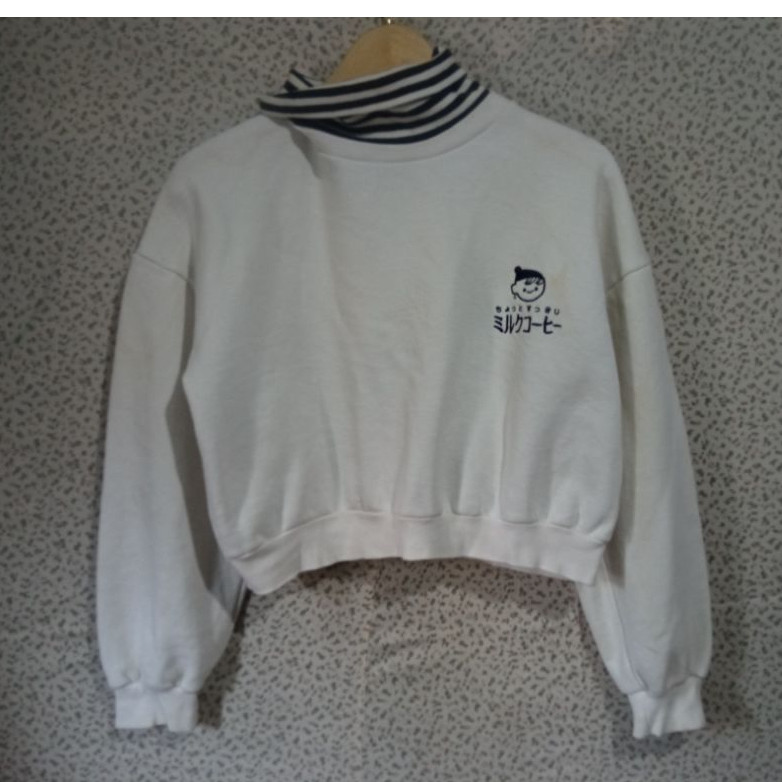 CN CROP SUPER TEBAL TURTLE NECK LENGAN BALON PL MINUS BACA DESKRIPSI