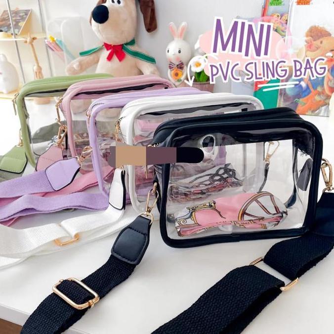 MINI PVC CONCERT SLING BAG TAS KONSER BENING