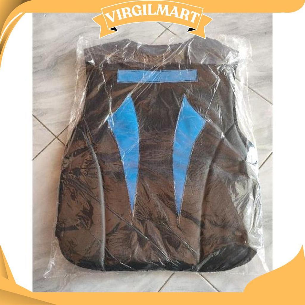 Rompi Motor Pelindung Dada Depan Belakang Ada Saku Resleting Ori