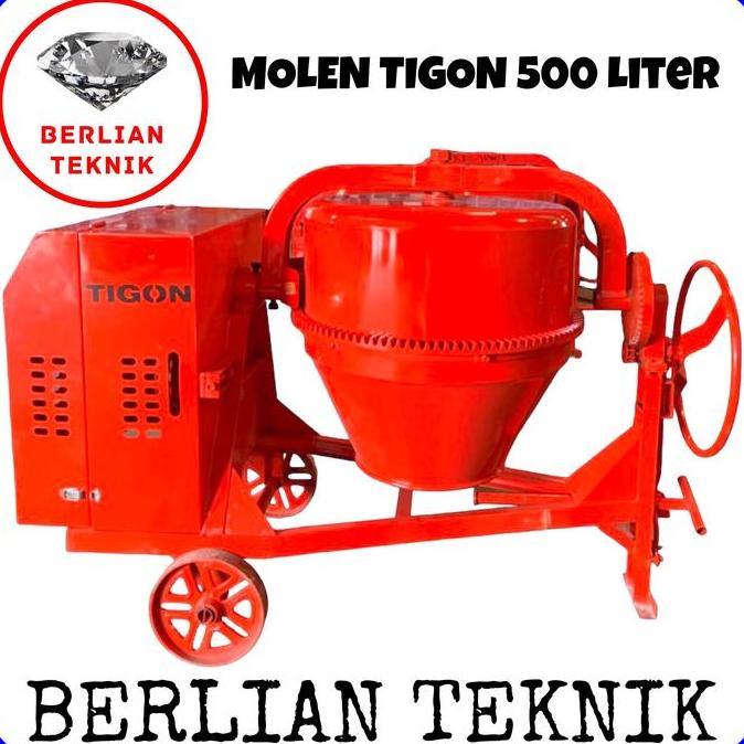 Beton Molen Concrete Mixer Semen TIGON 500 Liter