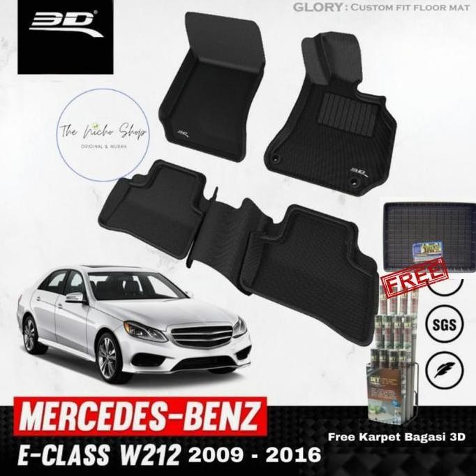 N Karpet Mobil 3D Kagumat Mercedes Benz E-Class W212 2009-2016 Original