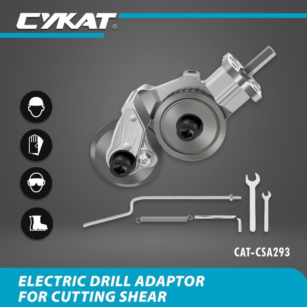 Adaptor bor gunting plat tipis - Adapter mesin bor pemotong plat seng tipis - Converter bor jadi gun