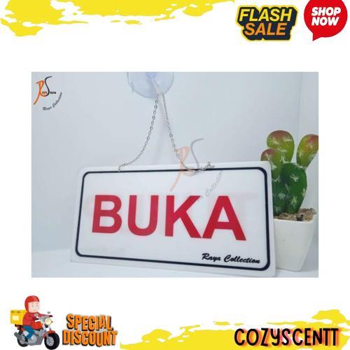 COD TULISAN ACRYLIC BUKA TUTUP MURAH