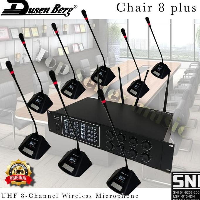 MIC WIRELESS CONFERENCE DUSENBERG CHAIR 8 ORIGINAL 8 MIC WIRELESS MEJA