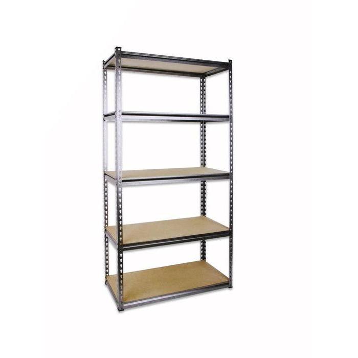 TACTIX RAK BESI 5 TINGKAT - SILVER