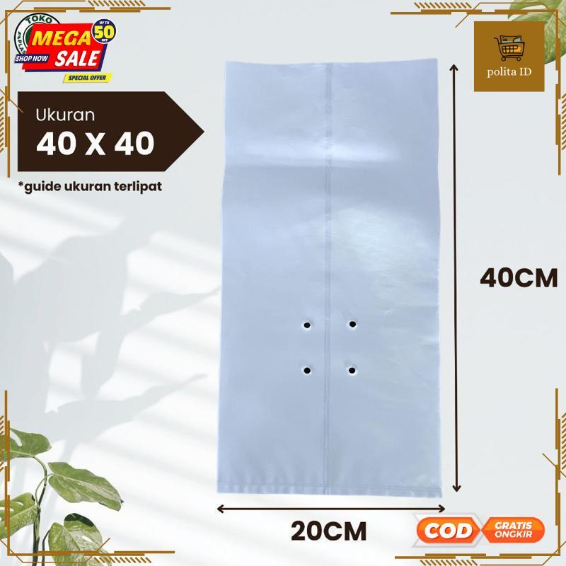 Terbaik Polybag Putih 40 x 40 Isi 50 Lembar - Polybag Melon HARGA GROSIR - 2025 COD Termurah Terlari