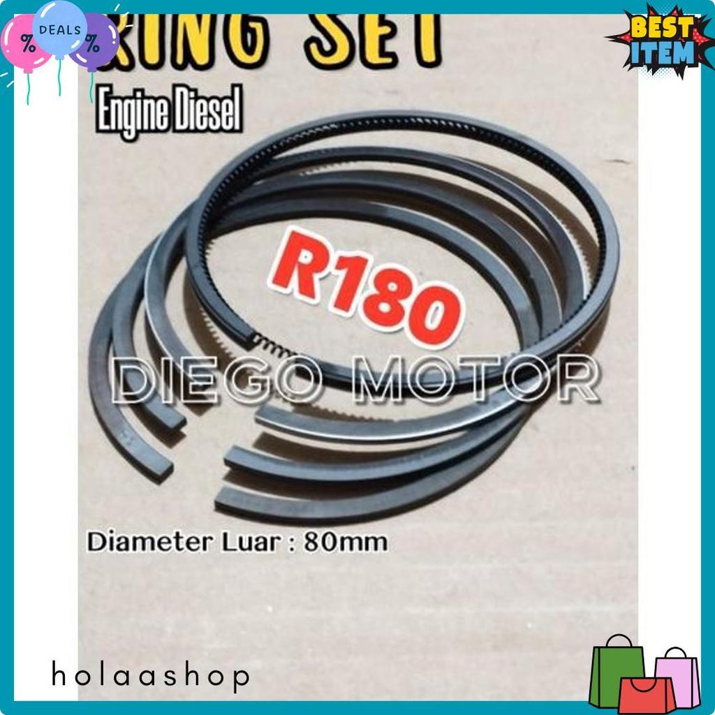 Wajib Punya R180 Ring Piston Seher Mesin Diesel Dongfeng Shark Tian Li Jiangdong 8Hp Rs0