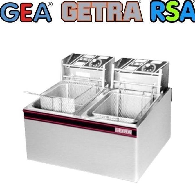 GETRA EF-82 DEEP FRYER LISTRIK ALAT PENGGORENAN 2 TANK 11 LITER ORIGINAL DAN TERPERCAYA
