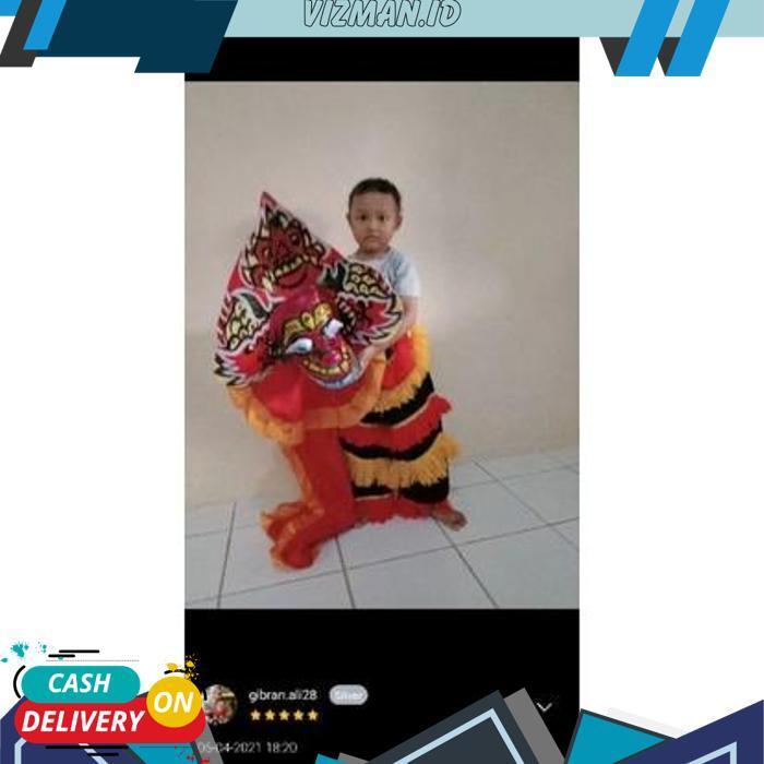 [Drs] Mainan Barongan Caplokan Spon Kuda Lumping Reog Ponorogo Rogonan Devil Jaranan Asli Yang Besar