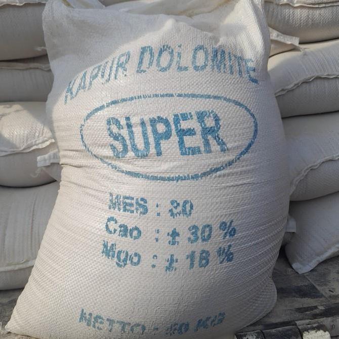 Terlaris Pupuk Kapur Dolomit 1 Karung Mengatur Keasaman Tanah
