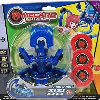 TURNING MECARD BBASHA 012 BASIC MECANIMAL ZING-ZING MAINAN ROBOT MOBIL