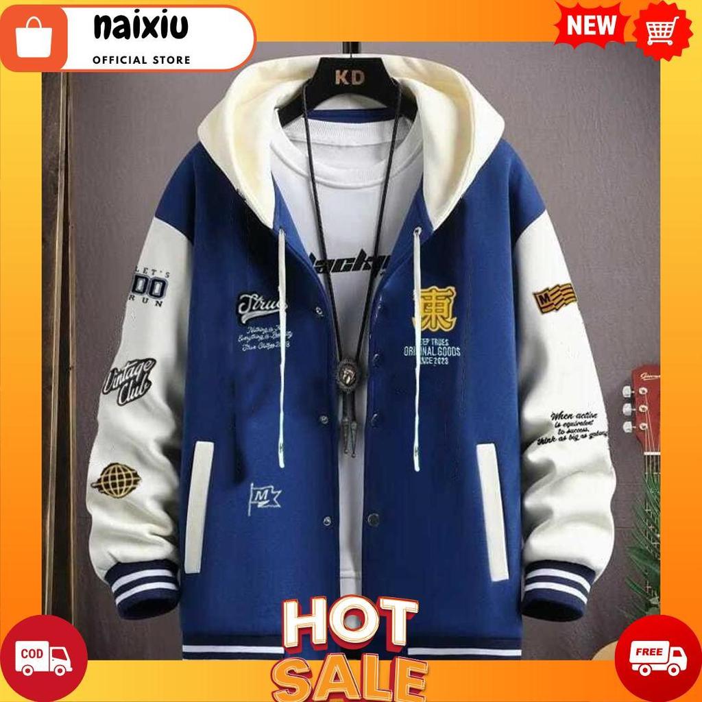 Jaket Baseball Vintage Original Pull Bordir / Jaket Varsity New Arrival 2024 / Jaket Pria Wanita Ter