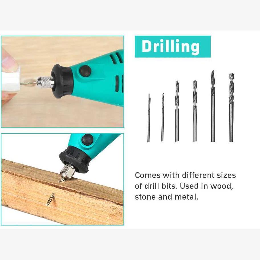 ARS TOOLS - Die Grinder Set Grinder & Polisher Cutting Electric 350 PCS - DG350
