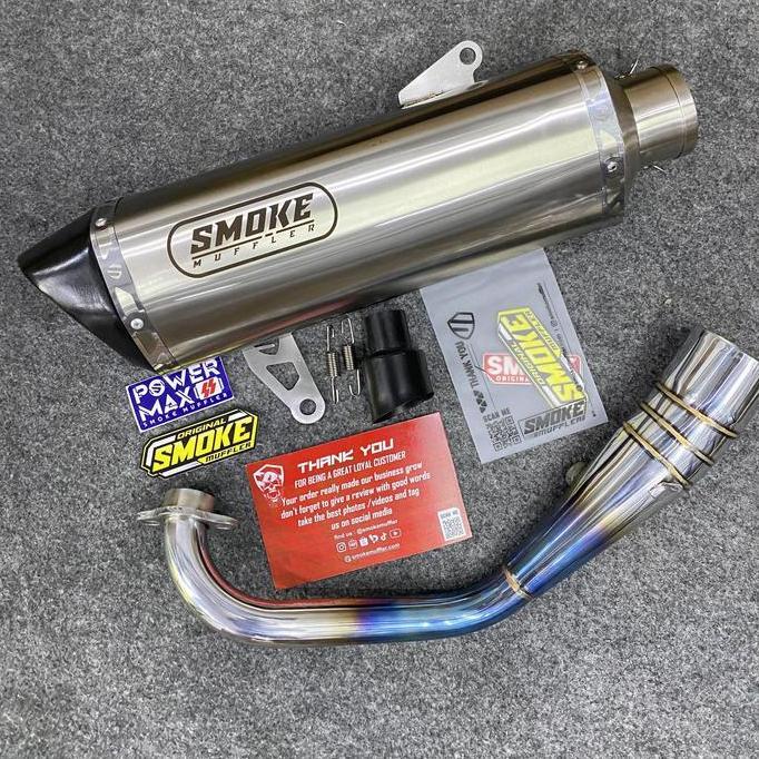 KNALPOT YAMAHA XMAX 250 XMAX250 SMOKEMUFFLER ORIGINAL DAN TERPERCAYA